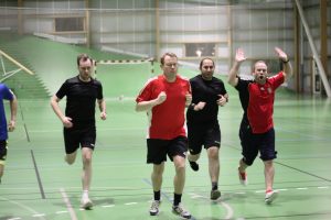 Peter, Lars, Veysel og Morten til Yoyo-test